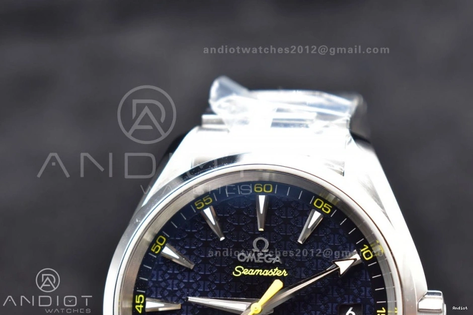 Bracelet Terra Edition Dial Aqua 1:1 Best SS VSF A8500 SS 150M On Black 1225